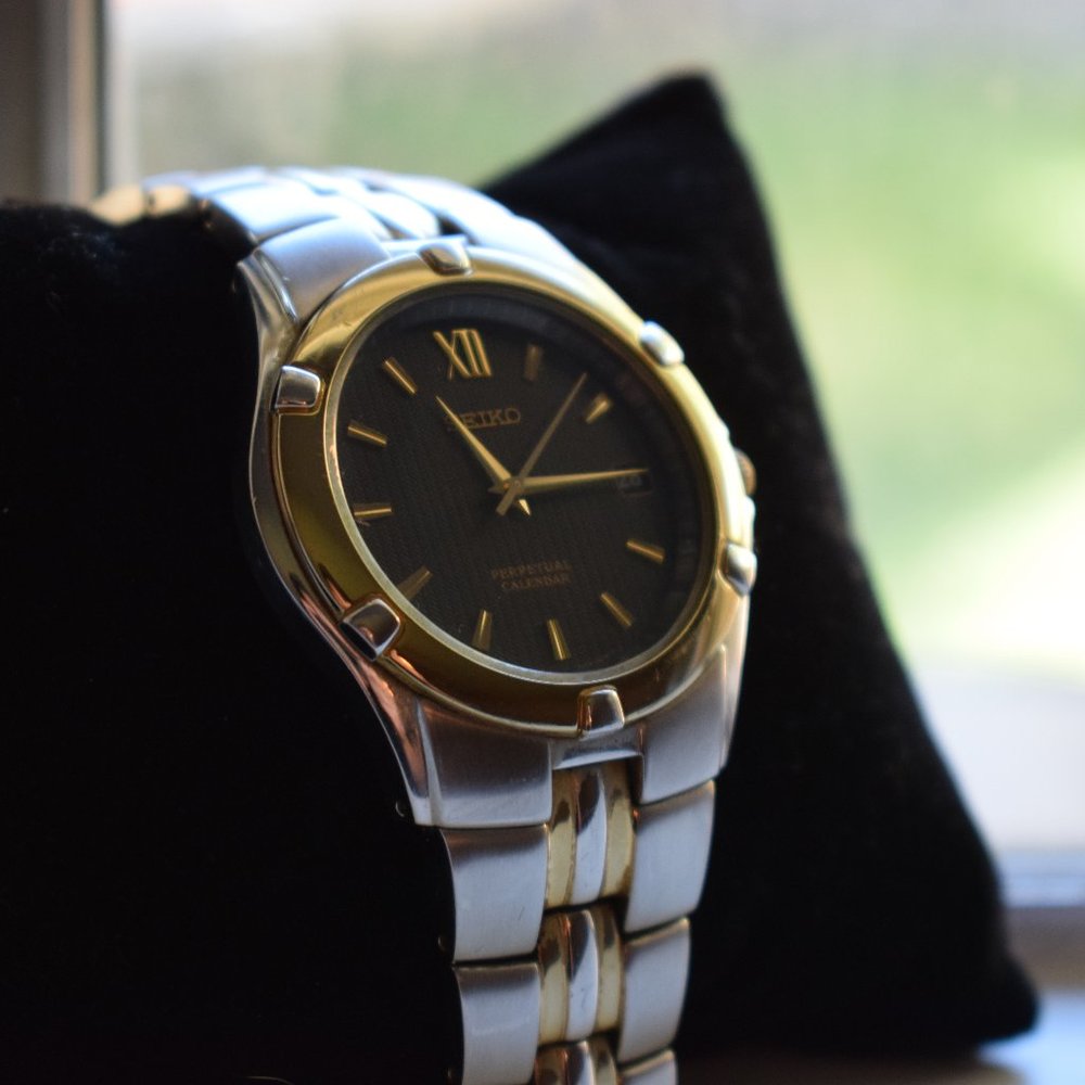 Seiko Perpetual Calendar Watch (SNQ068)